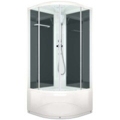Душевая кабина Domani-Spa Delight 110 high матовая/чёрная DS01D110HBM00