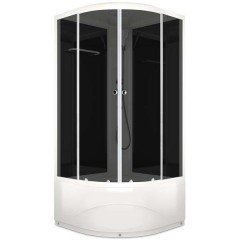 Душевая кабина Domani-Spa Delight 110 high тонированная/чёрная DS01D110HBT00
