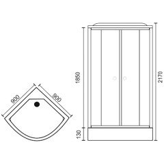 Душевая кабина Royal Bath RB90HK7-WC
