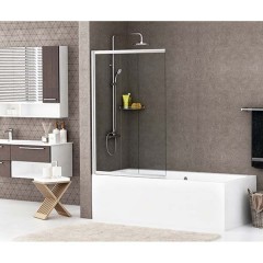 Шторка на ванну WasserKRAFT Main 41S02-100