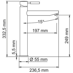 Смеситель для раковины WasserKRAFT Main 4103H