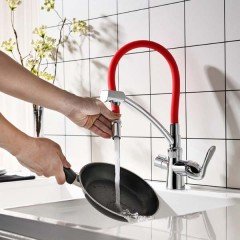Смеситель для кухни Lemark Comfort LM3070C-Blue