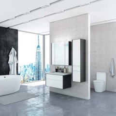 Зеркало-шкаф Roca Ronda 80 антрацит ZRU9302970