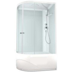 Душевая кабина Domani-Spa Delight 128 high R матовая/белая DS01D128RHWM00