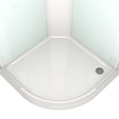 Душевая кабина Domani-Spa Delight 88 прозрачная/белая с электрикой и гидромассажем DS01D88LWCl10