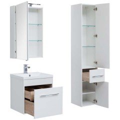 Комплект мебели Aquanet Августа 58 белый 225249