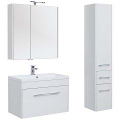 Комплект мебели Aquanet Августа 90 белый 225243