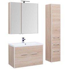 Комплект мебели Aquanet Августа 90 дуб сонома 225244