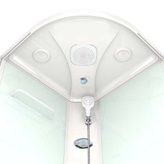 Душевая кабина Domani-Spa Delight 88 high прозрачная/чёрная с электрикой и гидромассажем DS01D88HBCl10
