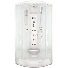 Душевая кабина Domani-Spa Elegance прозрачная с электрикой и гидромассажем DS01E99LACl10