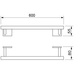 Полотенцедержатель Novella Edizione cubo EC-11211