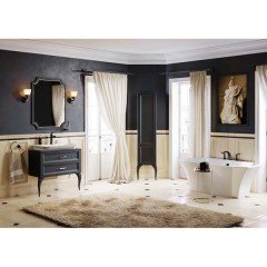 Зеркало Aqwella 5 stars LaDonna 72 чёрный LAD0207BLK
