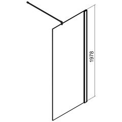 Боковая стенка Am.Pm Inspire S W51G-W90-1978-CT