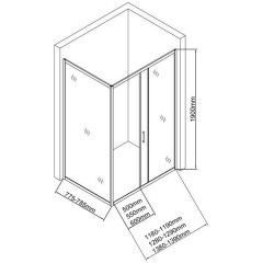 Боковая стенка Aquanet SP-0800A 209409