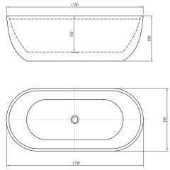 Ванна акриловая Aquanet Delight 170x78