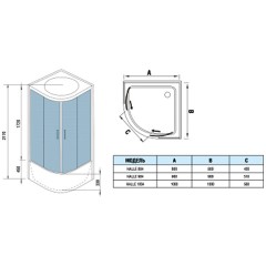Душевая кабина WeltWasser Halle 1004