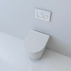Унитаз подвесной Esbano Ebro white безободковый