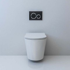Унитаз подвесной Esbano Ebro white безободковый