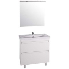 Тумба с раковиной ASB-Mebel Коста 80 белый ясень