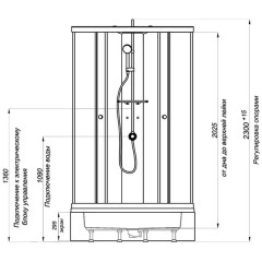 Душевая кабина Triton Рио 3 Эко белый 90x90