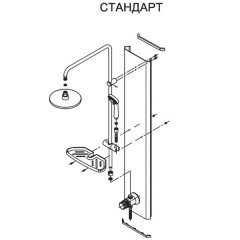 Душевая кабина Triton Орион 3 Стандарт графит 90x90
