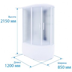Душевая кабина Triton Сириус 120x85 R