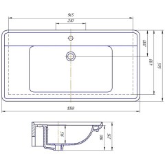 Комплект мебели ASB-Woodline Гранда 105 белый массив ясеня