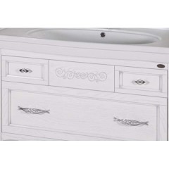 Комплект мебели ASB-Woodline Модерн 85 белый массив ясеня