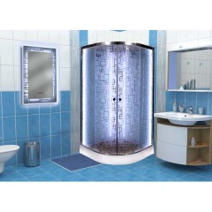 Душевая кабина Deto EM1580N LED