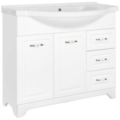 Тумба с раковиной Style Line Олеандр-2 100 белый