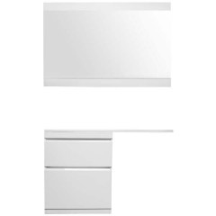 Комплект мебели Style Line ElFante Даллас 130 напольный белый L