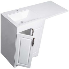 Тумба с раковиной Style Line ElFante Даллас классик 120 белый L