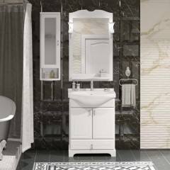 Тумба с раковиной Opadiris Клио 65 белый матовый