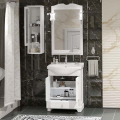 Тумба с раковиной Opadiris Клио 65 белый матовый