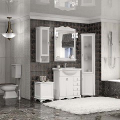 Тумба с раковиной Opadiris Клио 70 белый матовый