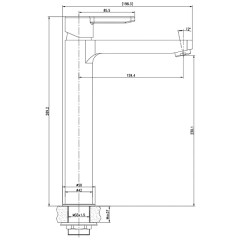 Смеситель для раковины Iddis Sena SENSB01i01