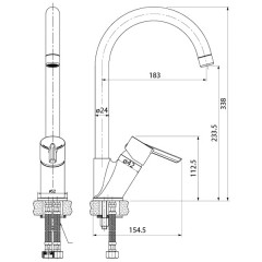Смеситель для кухни Iddis Kitchen Line K11SB0Ji05