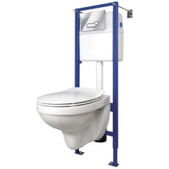 Инсталляция Cersanit Vector + унитаз Cersanit Delfi S-SET-DEL/Vec/S-DL/Ac-Cg-w