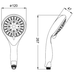 Ручной душ Iddis A10161