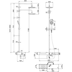 Душевая система Lemark Tropic LM7007C