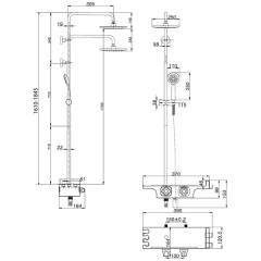Душевая система Lemark Tropic LM7008C