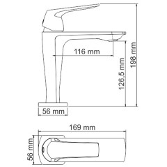 Смеситель для раковины WasserKRAFT Neime 1903