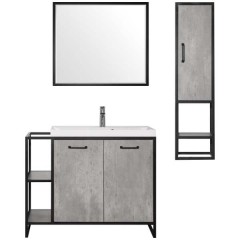 Зеркало Style Line Лофт 80 бетон ЛС-000010024