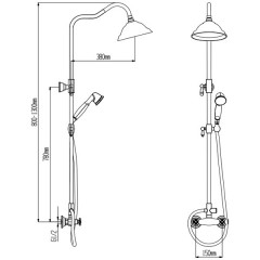 Душевая система Cerutti CK-B121