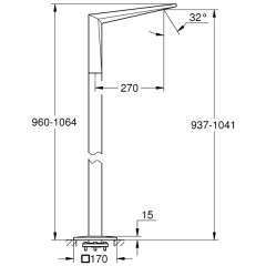Излив для ванны Grohe Allure Brilliant 13301000