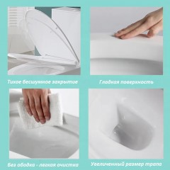 Унитаз Cerutti Vettore CT7192 безободковый