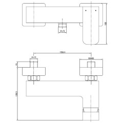 Смеситель для душа Aquanet Cubic SD90447 00187231