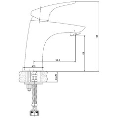 Смеситель для раковины Aquanet Techno SD90883 00187209