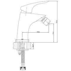 Смеситель для биде Aquanet Techno SD90884 00187210