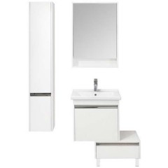 Комод Акватон Капри 60 белый глянец 1A231003KP010